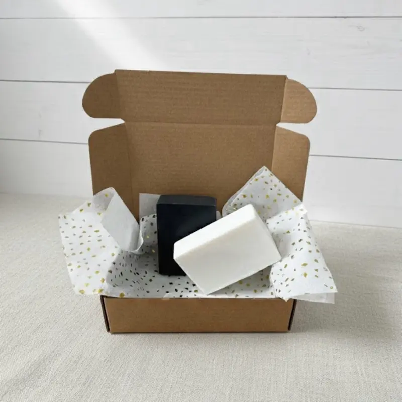 Handmade Artisanal Charcoal & Mint and Rice Soaps( kit de Jabones Naturales  Carbón Activado y Arroz )
