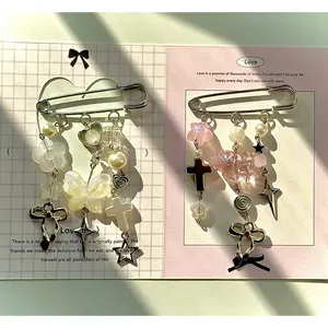 [NEW] Blooming Pins  Beaded Safety Pins | Bag & Clothing Accessories - Cute Gift