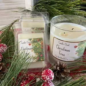 Candle Cloud-Christmas Tree Scented Candle Decor Decoration Decorative Cozy Aroma