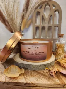 APPLE ORCHARD - 5OZ SCENTED COCONUT SOY TIN CANDLE