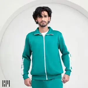 Green Men's Jogging Track Suit • Travel and Gym-Ready • Christmas Gift for Him • Track Suit for Father • Birthday Gift