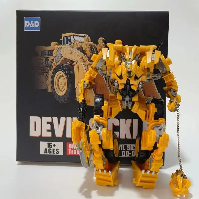 DD02 Anime Transformation Toys AOYI 8 IN 1 Cool Action Figure Scrapper Model G1 KO SS60 Devastator Engineering Car Robot Kid Boy