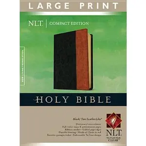 USED-Large Print Compact Bible-NLT (Unknown)