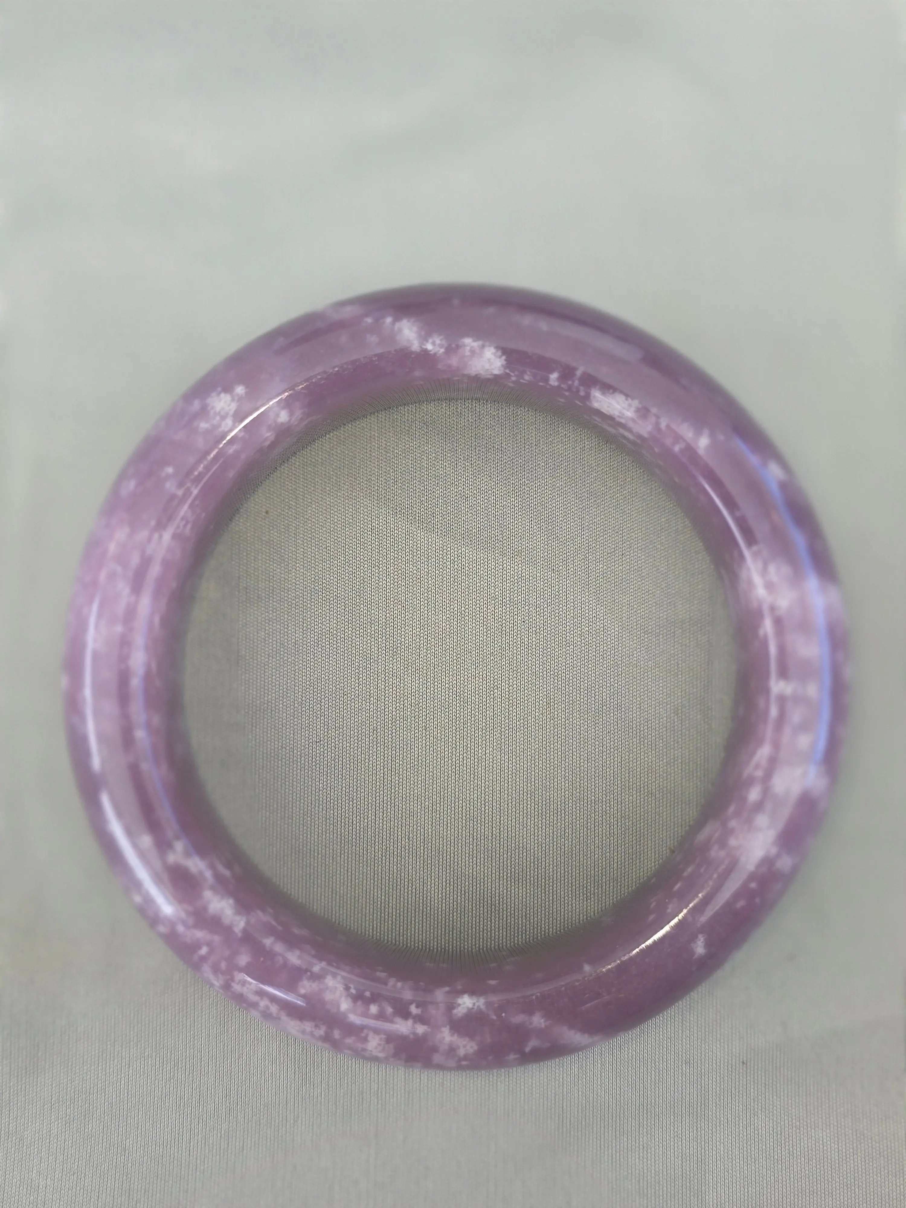 Natural Lavender Jadeite Bangle