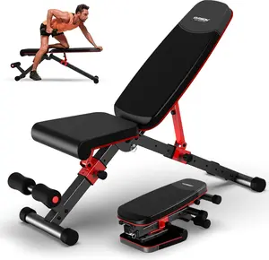 HARISON Adjustable Weight Bench with Leg Extension office fitness