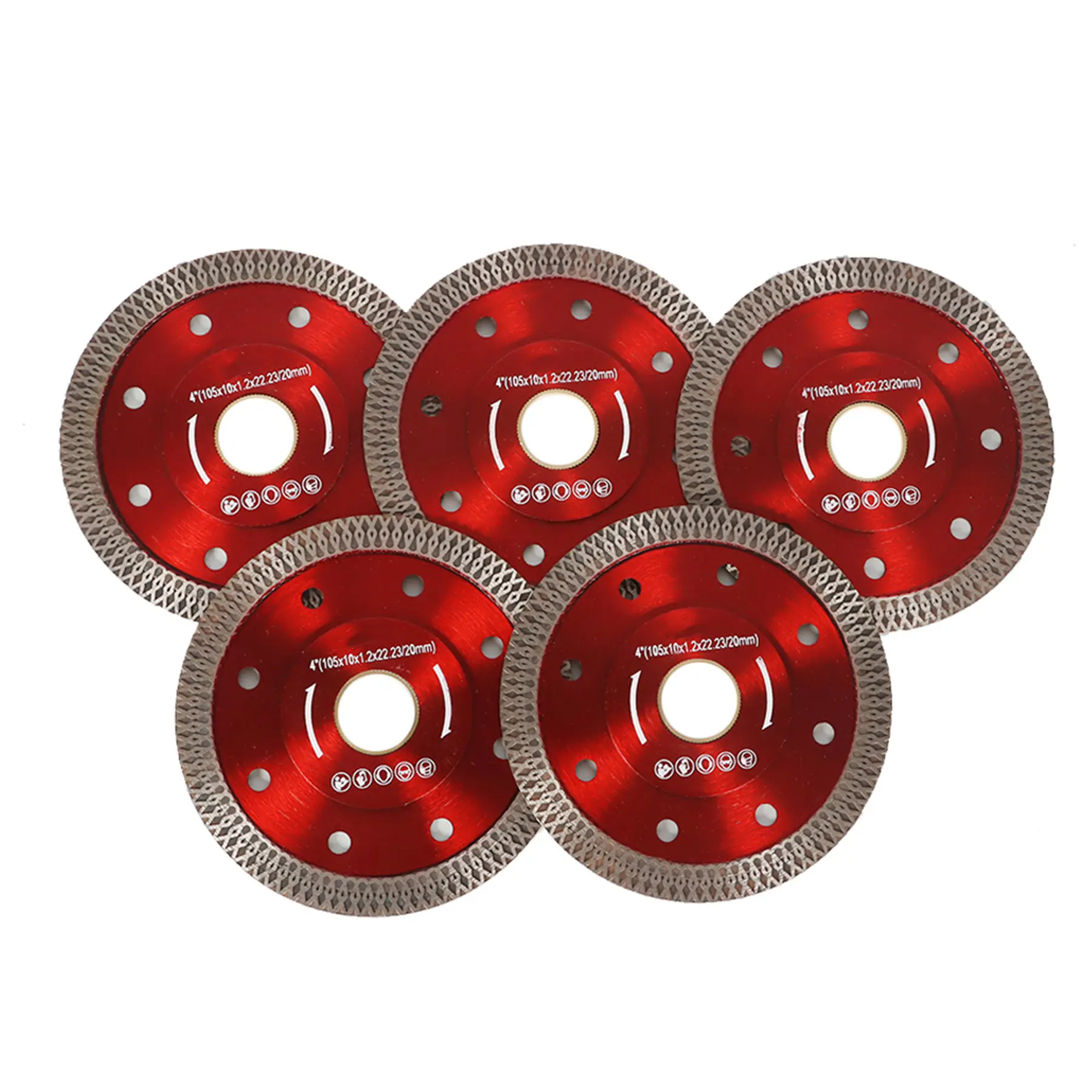 Super Thin Diamond Saw Replacement Blades, 4"/4.5" Dry-Wet Cutting Discs for Ceramic Tile, 2-Pack/5-Pack (Tools & Hardware, Hand Tools, Saws),father'sdaygifts
