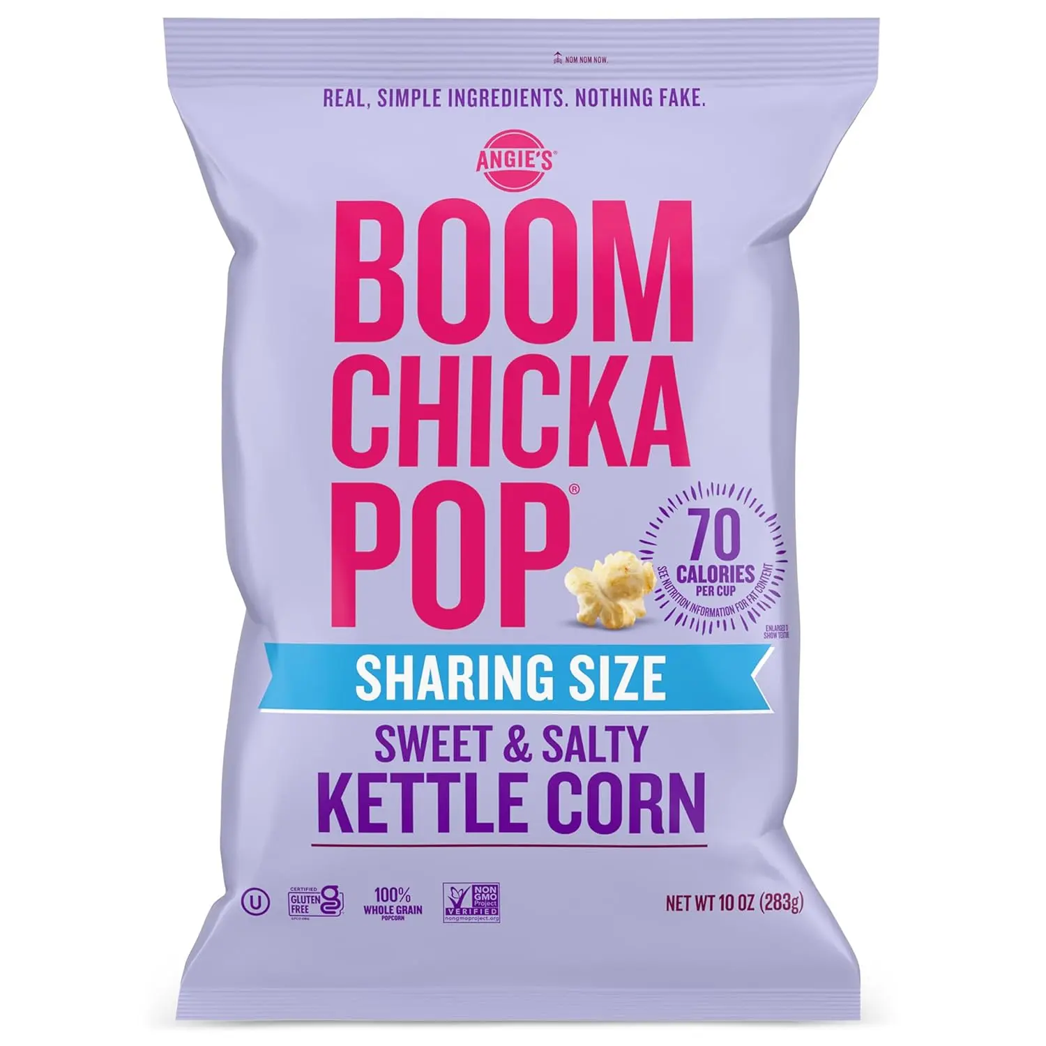 Sweet and Salty Kettle Corn Popcorn, Gluten Free, Party Size 10 oz. Snack