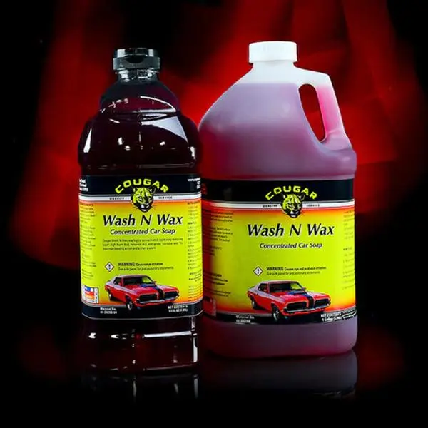 Cougar Wash N Wax car soap with wax