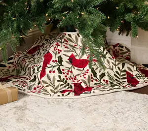 Home Reflections 48" Velvetplush Tree Skirt Tree Skirt