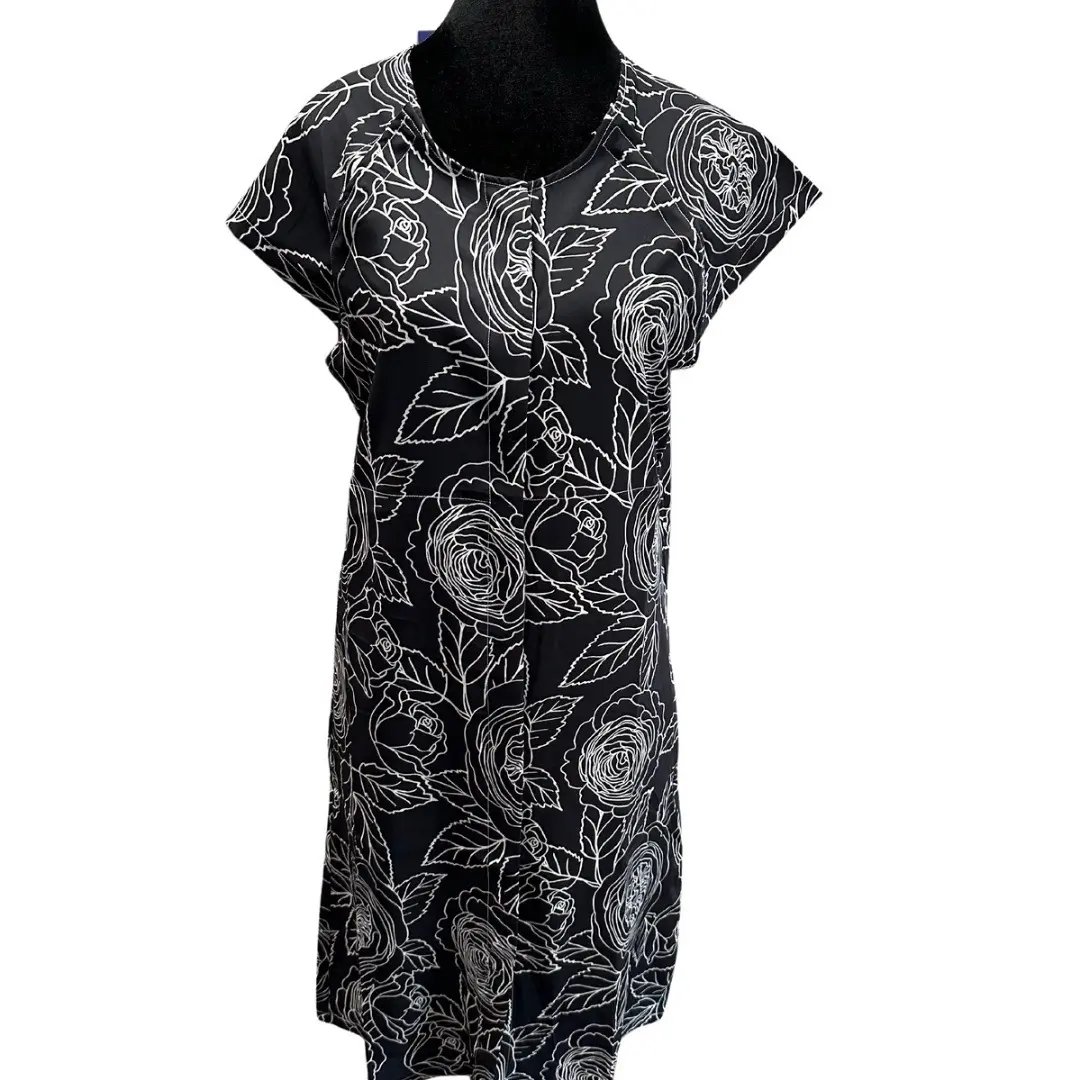 Resilience Medical “Over the Moon” adaptive hospital gown with pockets, no flashing, interior and exterior pockets plastic snaps, imaging safe, procedure, safe, silky stain resistant-material.