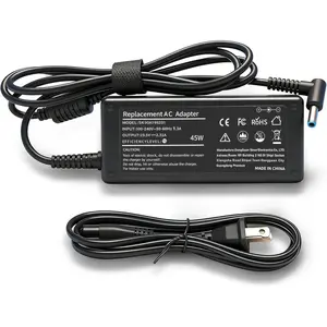45W Laptop Charger Replacement for  Laptop Charger Elitebook x360 Pavilion Spectre Chromebook Envy Elite x2  Travel  Blue Tip Power Adapter