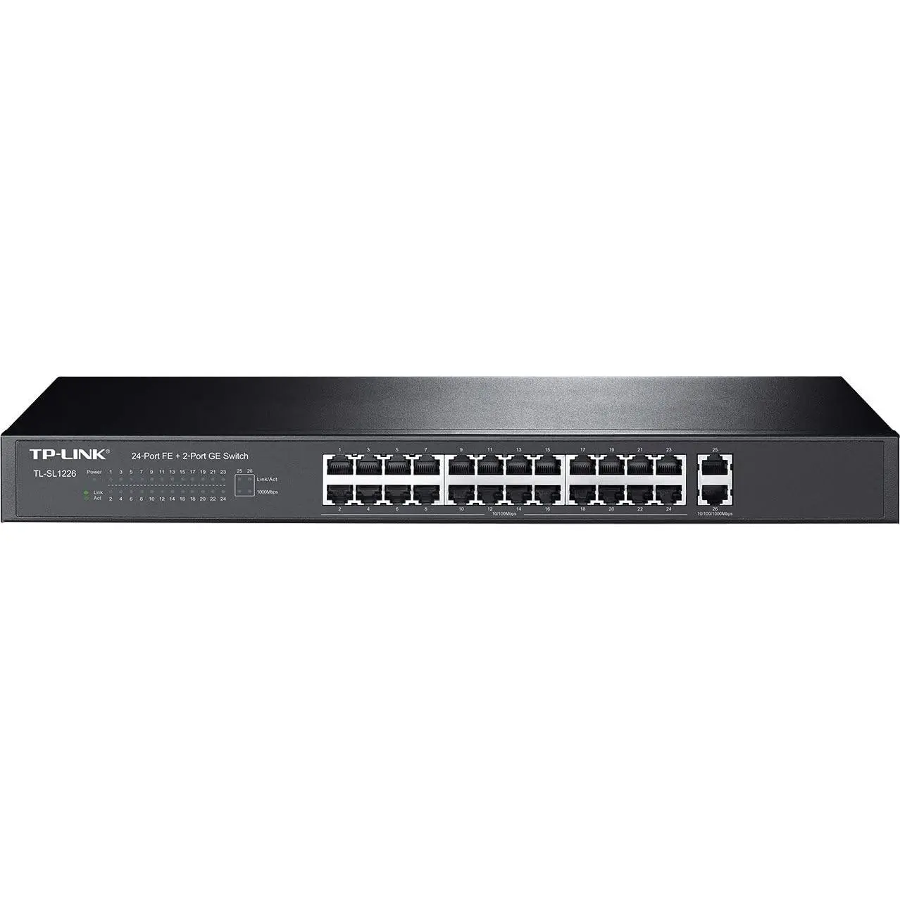 TP-Link TL-SL1226 24-Port +2 - Unmanaged Rackmount Network Switch