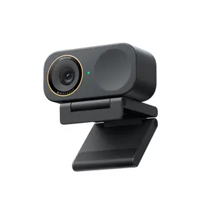 Insta360 Link 2C Pro – 4K Webcam for PC/Mac, 1/1.3” Sensor, Low-Light, Auto Framing, HDR, Directional Noise-Canceling Mics, Supports Stream Deck, Zoom, Teams, Twitch for Streaming or Meetings