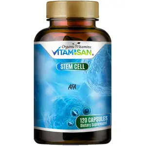Celulas Madres AFA Stem Natural Cell 120 Capsules 1000 mg Blue Green Algae Non GMO Gluten Free Aphanizomenon Flos-aquae celula Madre suplement Supplement Celula madre cell Vitamin