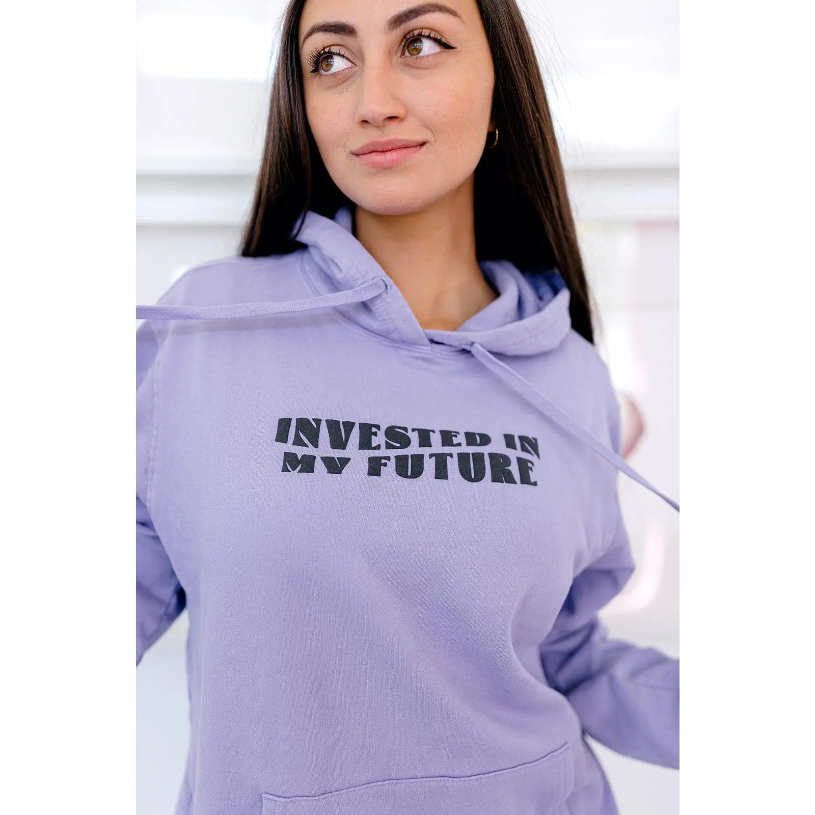 TABY ORIGINAL: Don't Waste Your Talent Hoodie IN AMETHYST BEACH WASH + EXTREME PUFF***