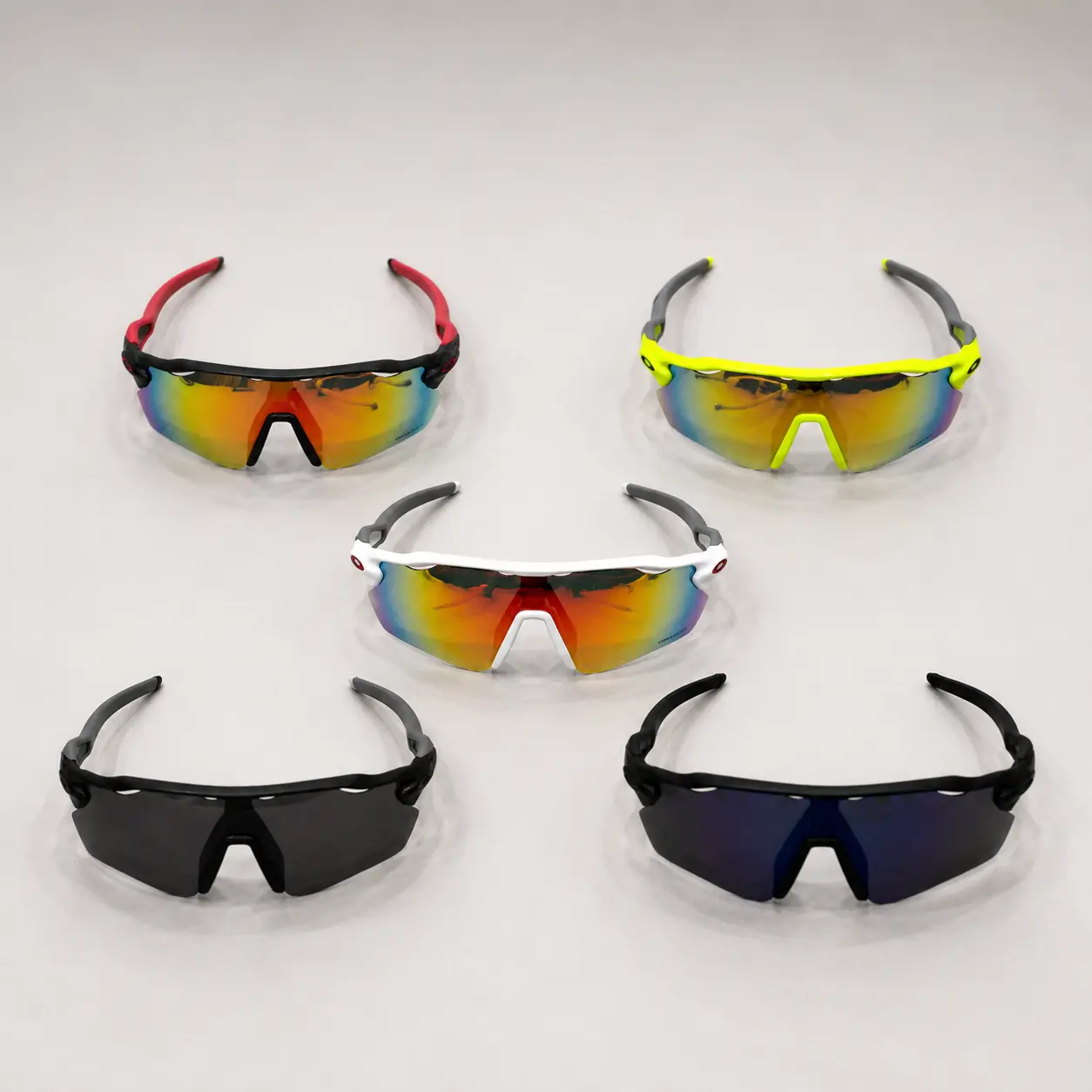 Oakley Classic Wraparound Sports Sunglasses for Men Women, UV400 Protective Eyewear for Cycling Running Driving Hiking and Outdoor Activities