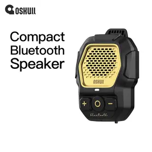 Oskull Compact Bluetooth Speaker-Waterproof, Durable & Portable Bluetooth Speaker - Up to 14 Hours of Play, magnetic wear&clip