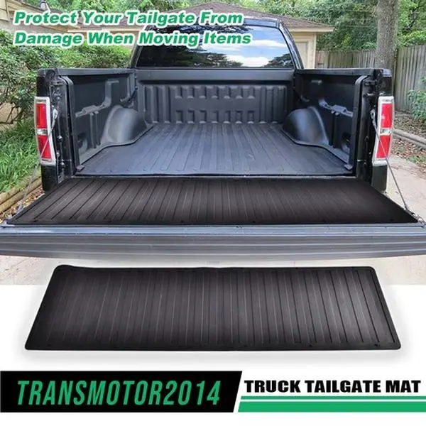 G-PLUS Motor Interior Fit For Pickup Truck Bed Tailgate Mat Cargo Liner Protector Thick Heavy Rubber