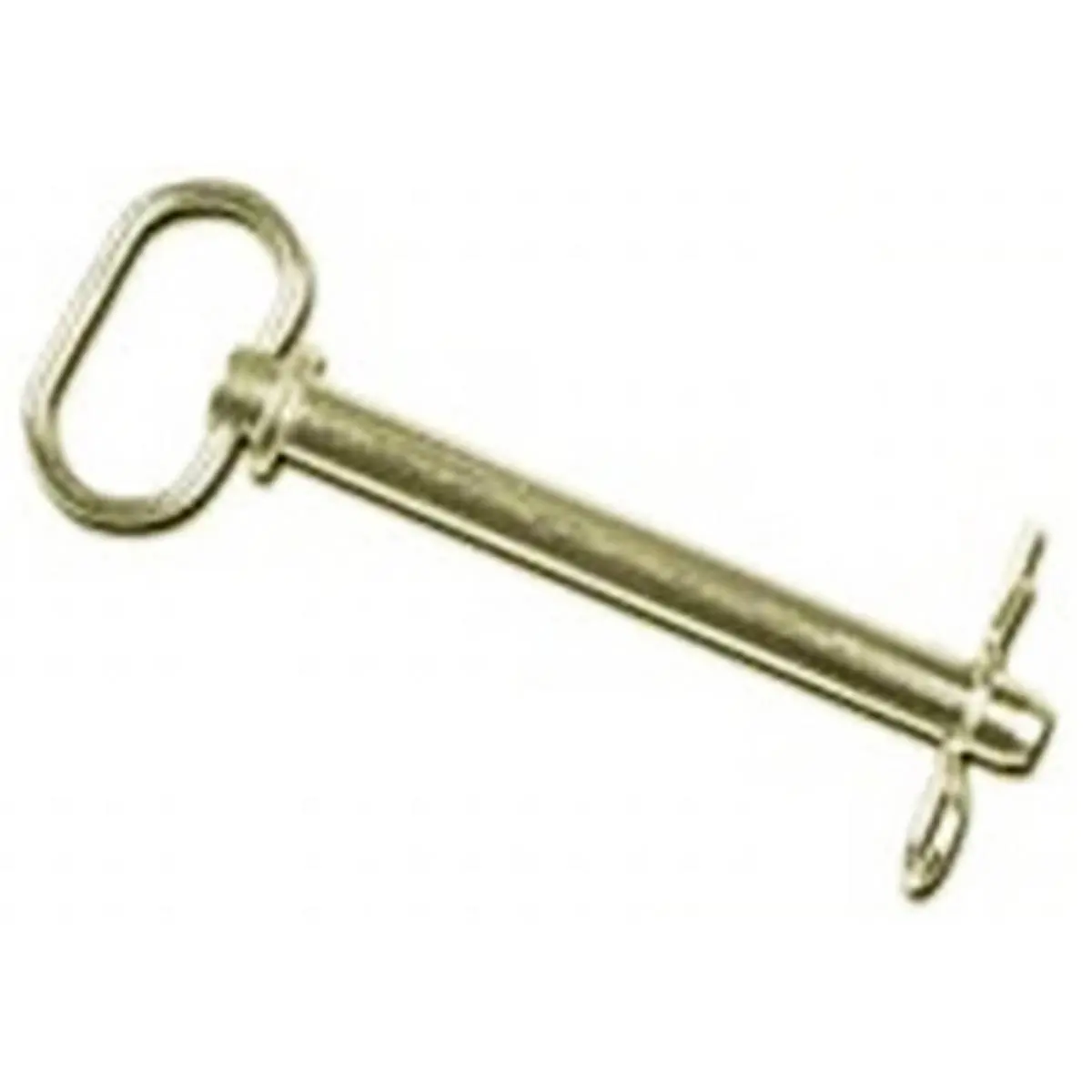 212 MAIN Forged High Carbon Steel Sailing Hitch Pin (Sailing Gear), 1.25x6.25 in (6-1/4 in), Zinc-Plated, with Spring Wire Handle & Hanging Hook, Yellow, 1 Piece, 2.97 Lbs