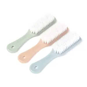 Plastic Shoe Brush 1pcs — Random Color,Laundry Brush Soft Hair Shoe Brush Shoe Washing Home Creative Plastic Shoe Brush Clothes Cleaning Brush Clothing Cleaning Tools
