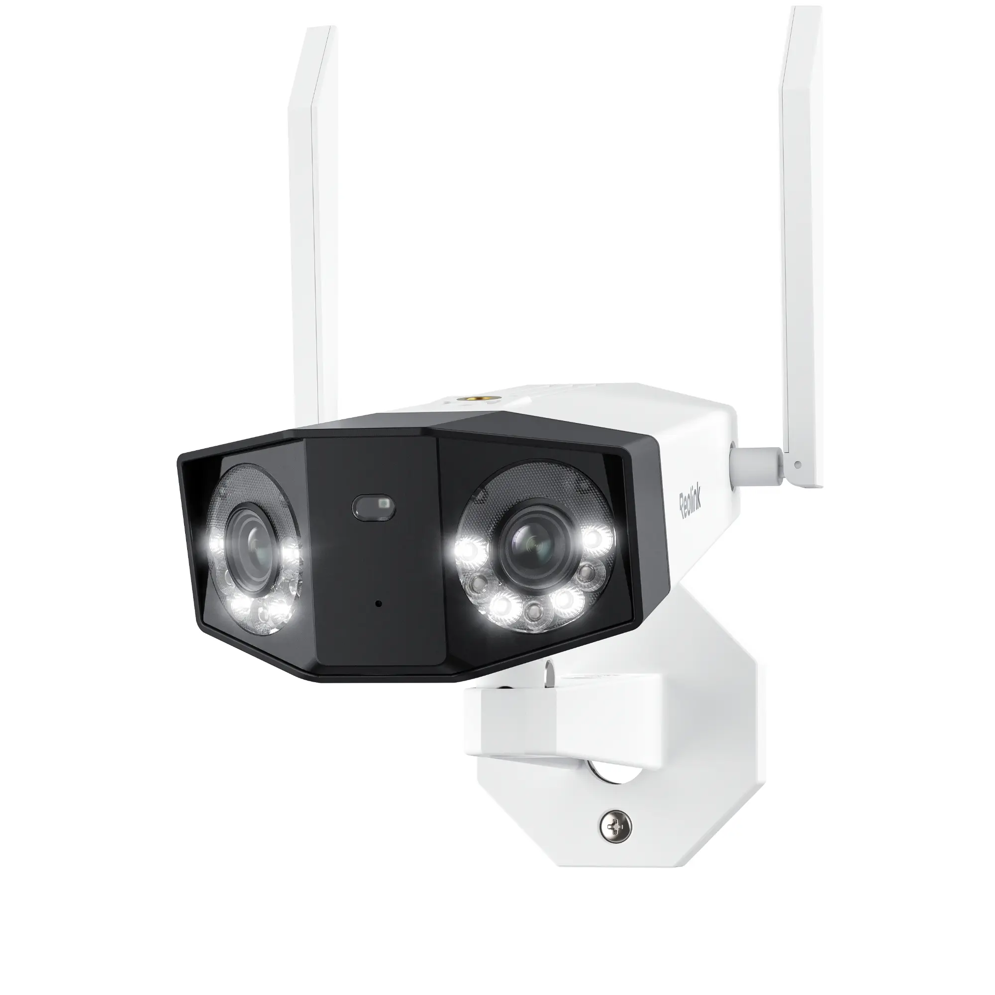Reolink Duo 2 WiFi 4K Dual-Lens Plug-in Outdoor Camera with Spotlight Night Vision, Smart Detection, Two-Way Audio, 180° Panorama View