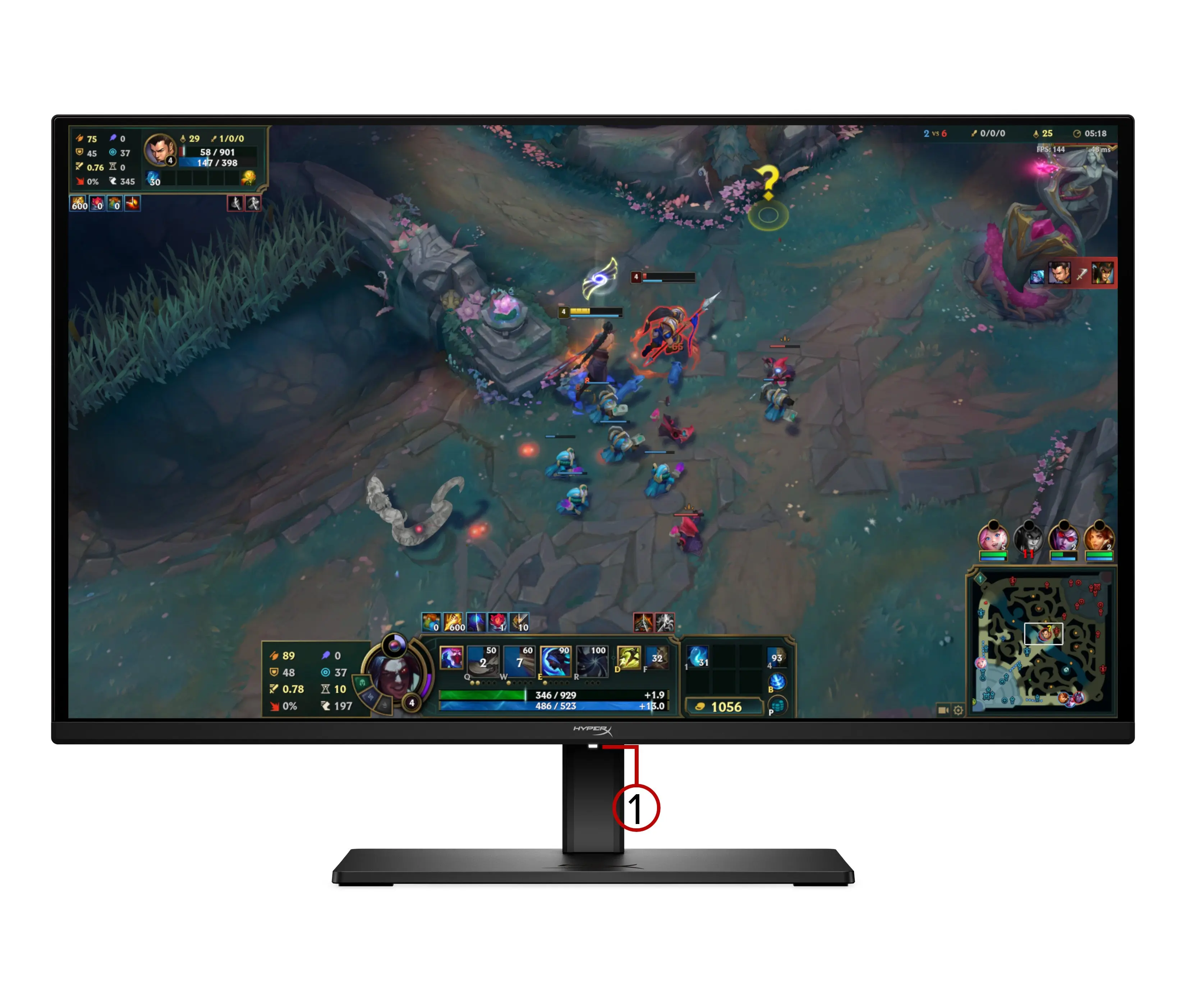HyperX OMEN OLED 27 inch QHD 240Hz Gaming Monitor - OMEN OLED 27q