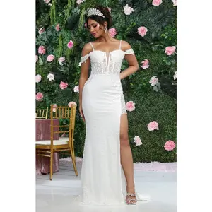 Royal Queen RQ8107 Ivory Beaded Applique Wedding Dress