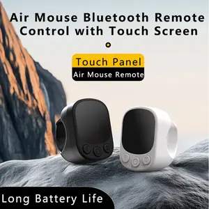Mouse Ring Remote Control with TouchpadSmart Automatic Screen Clicker DeviceContinuous ClickerScrolling Ring Remote Control S