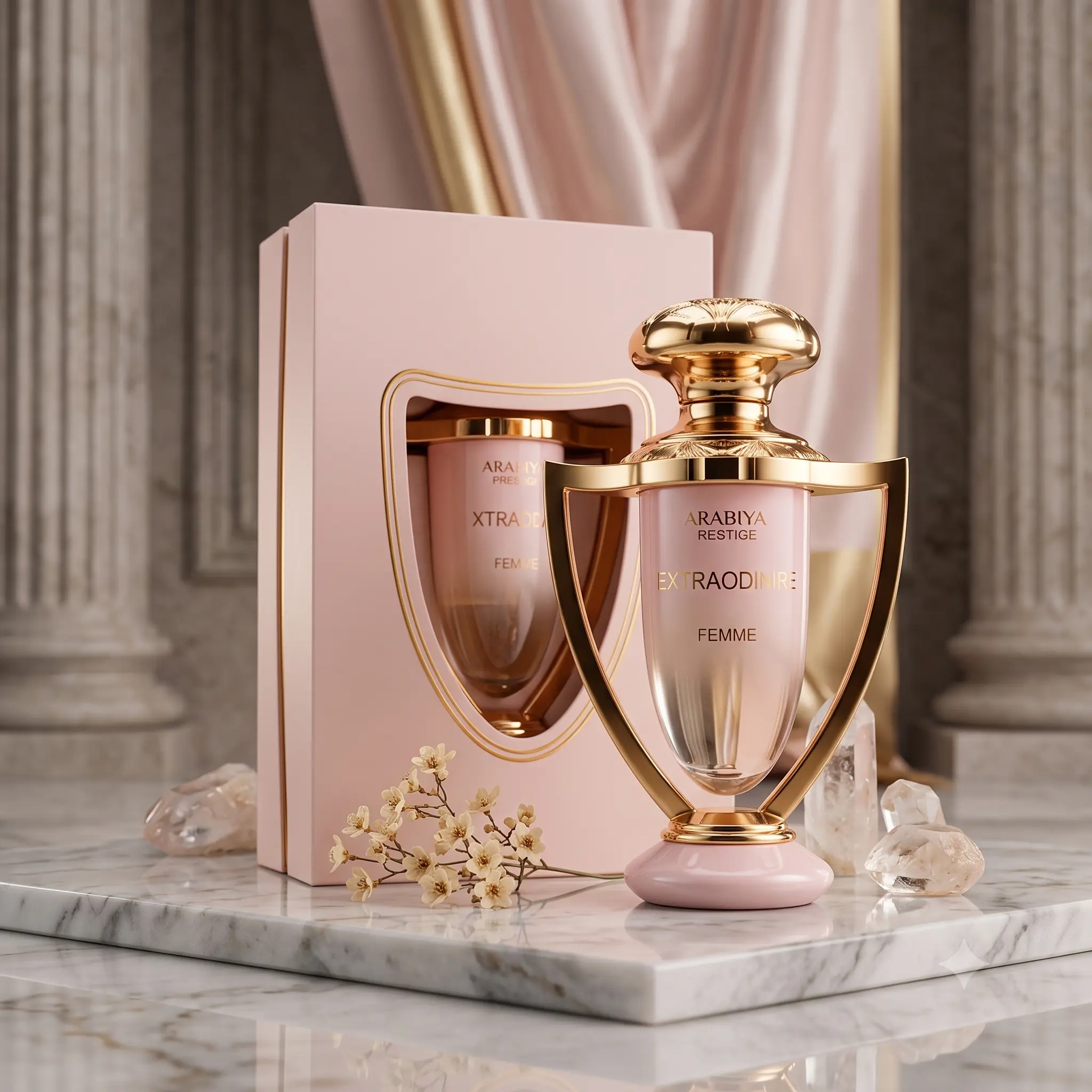 Extradose Femme Eau de Parfum by Arabiyat Prestige | Luxury Floral Fruity Vanilla Perfume | Long Lasting | 100ml