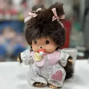 Monchhichi Keychain - Adorable & Quirky Bag Accessory for Tote or Backpack - Perfect for Adding Charm and Cuteness to Any Bag