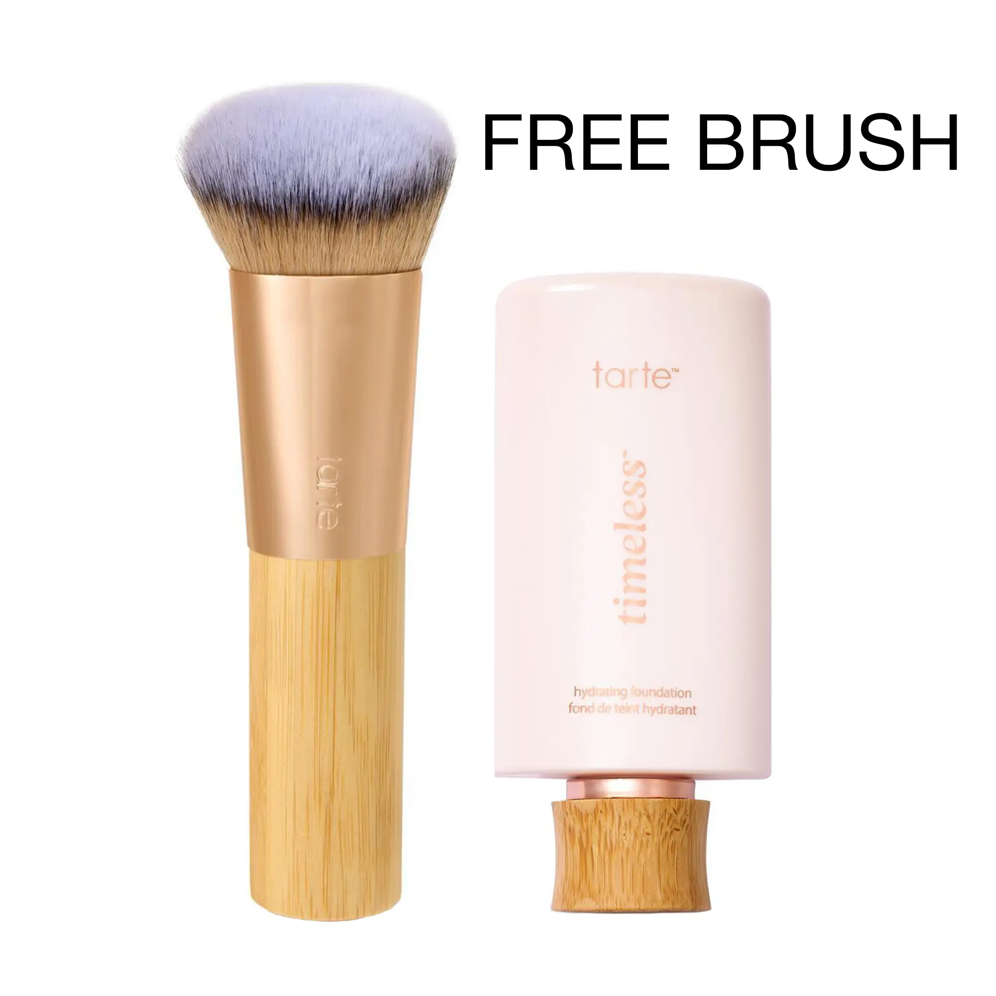 tarte timeless hydrating foundation & serum foundation brush - full coverage serum foundation + FREE brush tarte timeless hydrating foundation & serum foundation brush - full coverage serum foundation + FREE brush