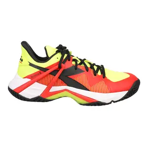 diadora Mens B.Icon 2 Ag Tennis Sneakers Shoes - Red, Yellow