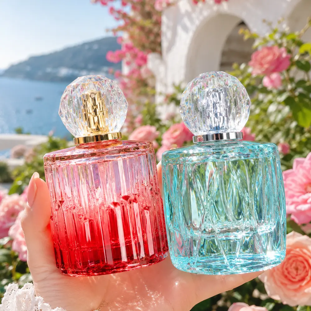 Women's 2PCS EDP Fragrance Set Pack - Blackcurrant Rose Sandalwood & Blue Rose Floral Scents, Long-Lasting Eau De Parfum for Daily Wear, Dating & Gifting, Yes, No, Fragrance Sets