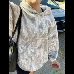 Tween Girls Back To School Bestseller Leaf Print Hoodie Sweatshirt, New Loose Comfortable Casual Fashion Versatile Streetwear