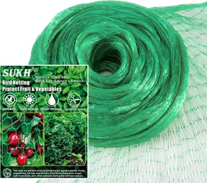 Bird Netting for Garden 13x33ft - Netting Mesh for Garden Protection Bird Fence Plant Netting Chicken Coop Deer Squirrels Poultry Protect Fruit Trees Vegetable