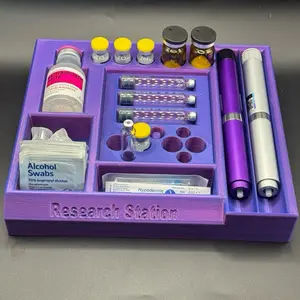 Ultimate Peptide Reconstitution Station – Complete Organizer Multifunctional Storage Solution Premium Box