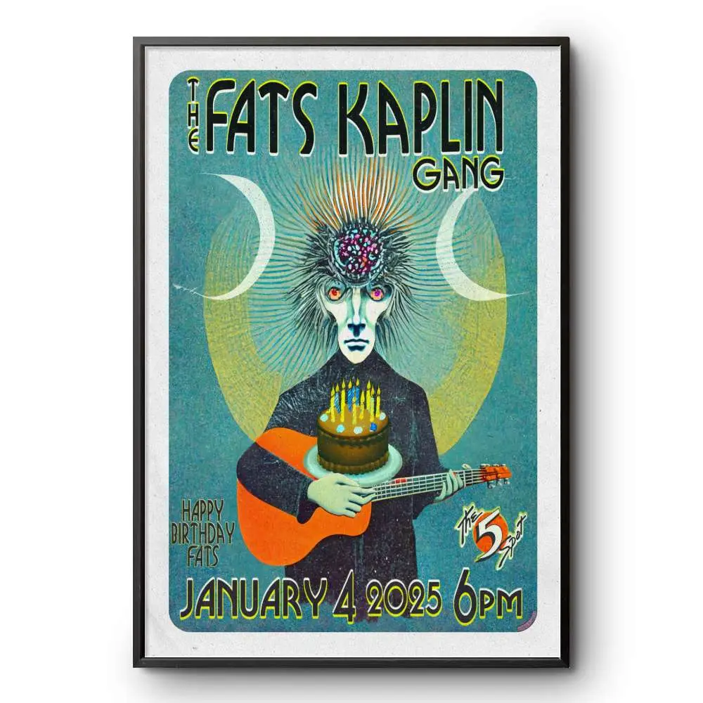 The Fats Kaplin Gang Event On Jan 4 2025 At The 5 Spot In Nashville TN Poster