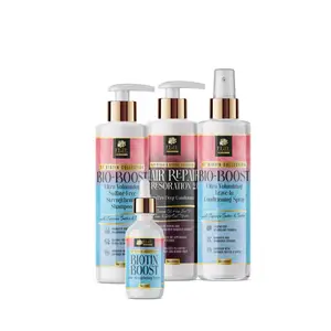 Bio-Boost Density Support & Volume Restoration System for Fine Thinning Hair with Sulfate-Free Shampoo Leave-In Spray & Biotin Serum