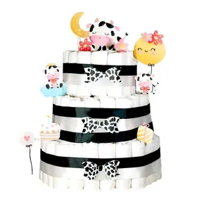 Celebration Cow Diaper Cake Kit