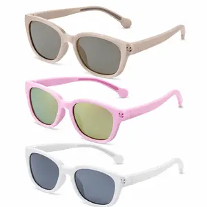 Parent & Child Matching Polarized Sunglasses | Kids 0-12Y UV400 Protection with Flexible Unbreakable TPEE Frame, Lightweight & Comfortable for Outdoor, Beach & Family Travel