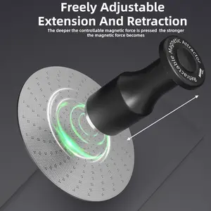 High Performance Coffee Magnetic Tool, Quick Adsorption Water Separation Net, N52 Press Retractable Magnet, Ideal for Kitchen Use