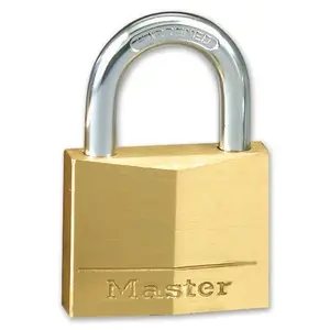 Master Lock 1-3-6in. Brass Padlock 130D