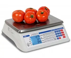 Detecto D15 13.4 x 13.4 in Electronic Price Computing Scale- 15 lbs