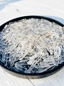 Natural Clear Quartz Crystal Clusters, Loose Gemstones, Unique Free Standing Crystal Points, White Quartz Pillar Decoration for Home, Office, and Gift, Natural Crystals