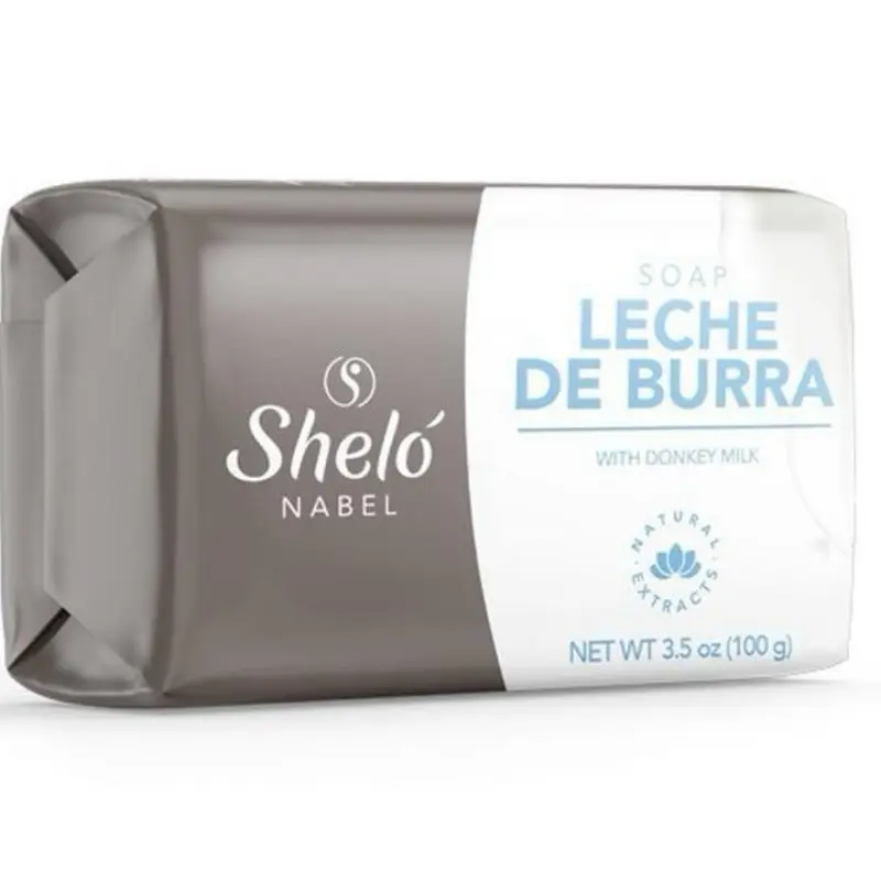 Skincare Leche de Burra Facial Soap - Hydrating & Anti-Aging Donkey Milk Cleanser for All Skin Types - Gentle & Effective Cleansing Formula from Mexico