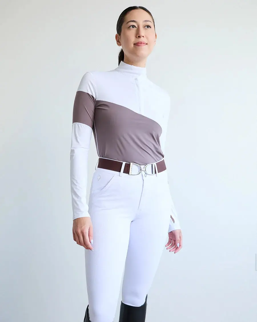 70° Asymmetrical Long Sleeve Show Shirt