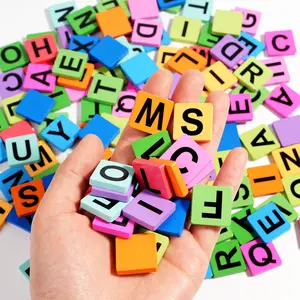 Colorful Letter Pattern Blocks Set, 144pcs Educational Word Spelling Game Toy, Interactive Learning Toy, Learning Tool for Gifts