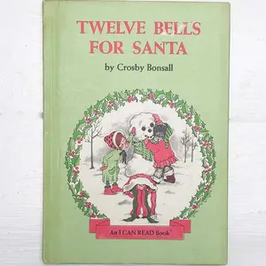 Vintage Book-Twelve Bells For Santa