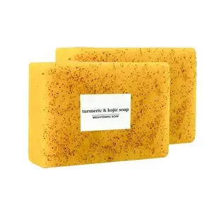 Lemon Turmeric Kojic Acid Soap Bars -XXXL Turmeric – Natural Lemon, Turmeric & Kojic Acid Soap for Face & Body, Gentle Cleansing for All Skin Types, Ideal for Daily Use
