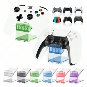 TOOUEE 1PC Transparent Controller Stand Holder Game Console Accessories Compatible for PS4 PS5 Series X S Switch Pro , Controller Stand Gaming Accessories